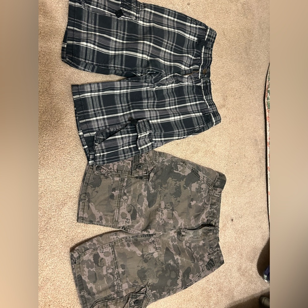 2 pair size 12 boys shorts